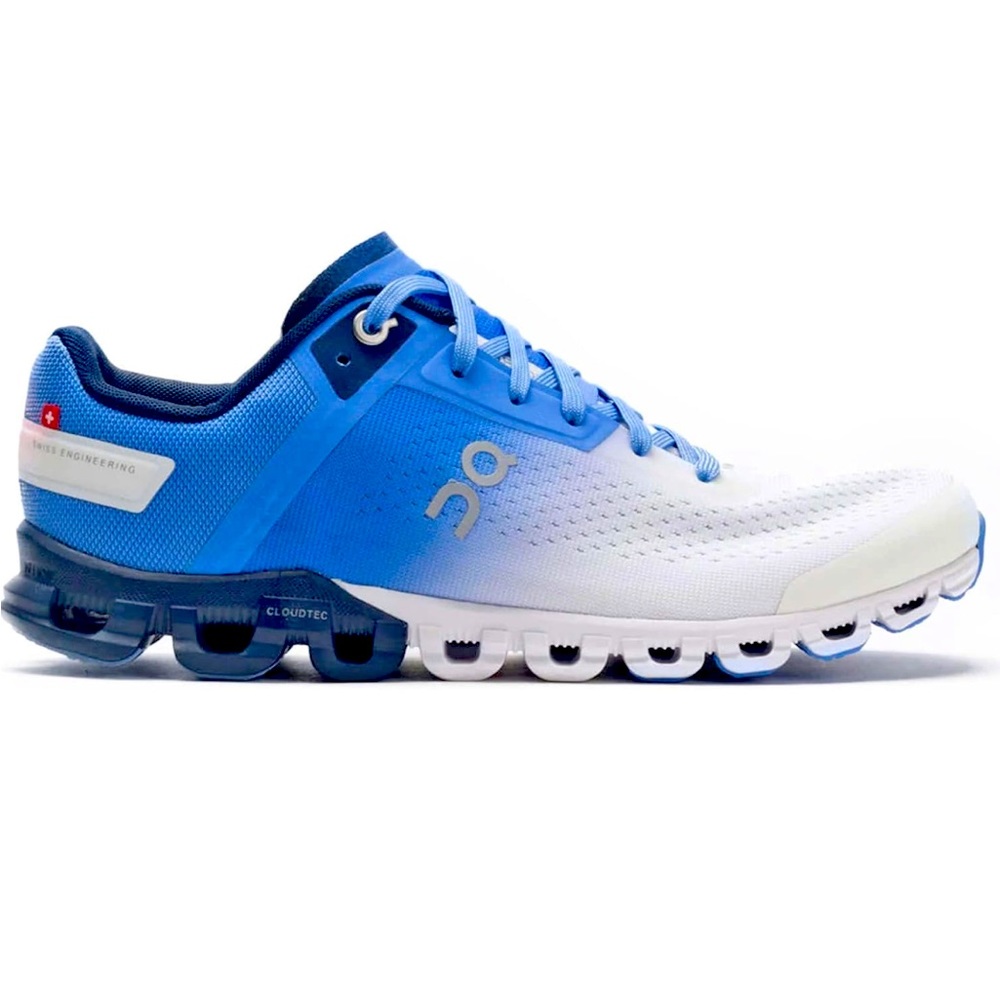 On Women’s Cloudflow 3 Road Running Shoes Marina/White Size 7.5